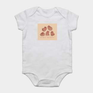 Cute Kiwi Birds Baby Bodysuit